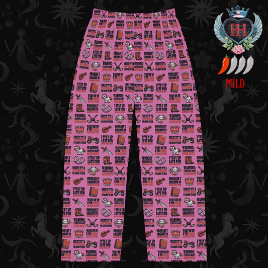 Trope-ful Pajama Bottoms (Pink)