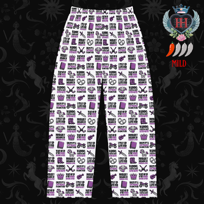 Trope-ful Pajama Bottoms (White)