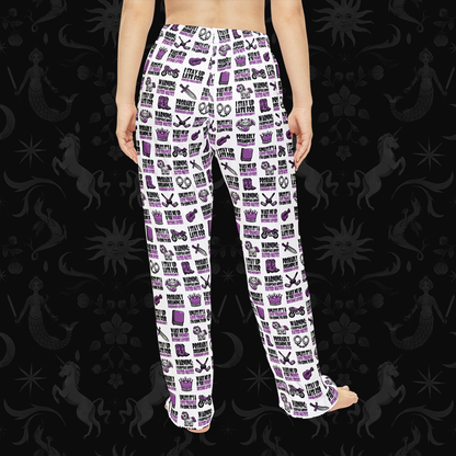 Trope-ful Pajama Bottoms (White)